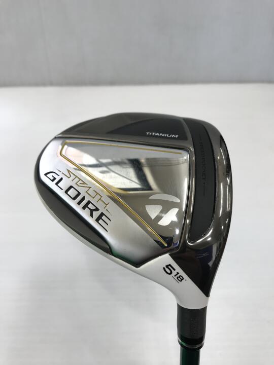 【中古】テーラーメイド STEALTH GLOIRE フェアウェイウッド 5W 18° Sフレックス 42.25インチ ヘッドカバーあり SPEEDER NXGREEN 60 リシャフト品 Cランク 右利き用 Taylormade ゴルフクラブ ステルスグロー