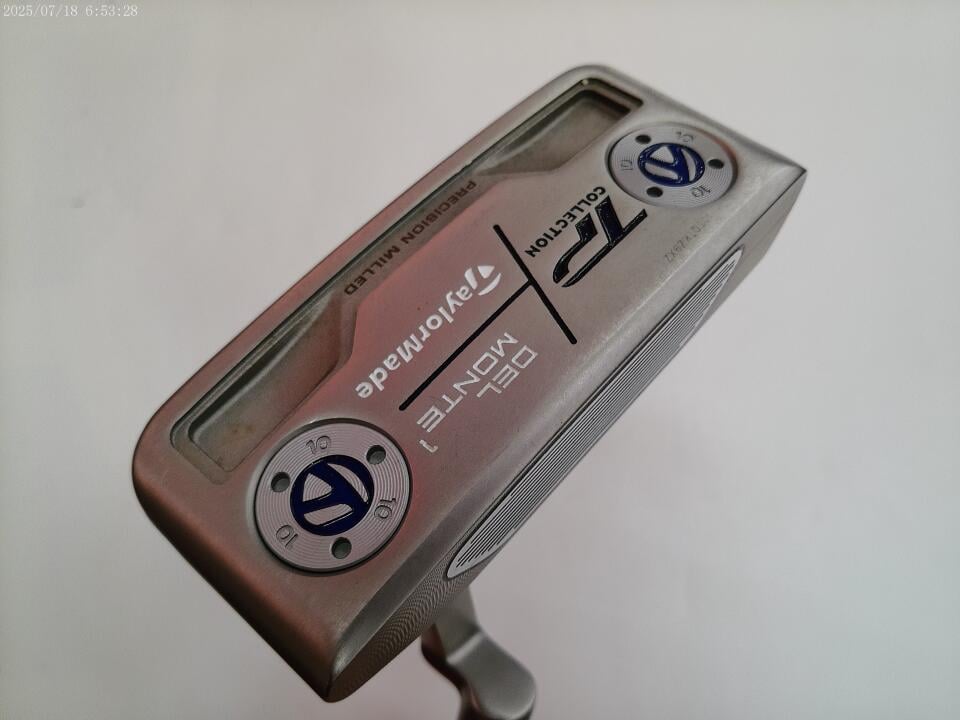 【中古】テーラーメイド TP COLLECTION HYDRO BLAST DEL MONTE 1 パター 34.0インチ ヘッドカバーあり オリジナルスチール Cランク 右利き用 Taylormade ゴルフクラブ ゴルフドゥ ゴルフ用品 GOLF DO 中古ゴル