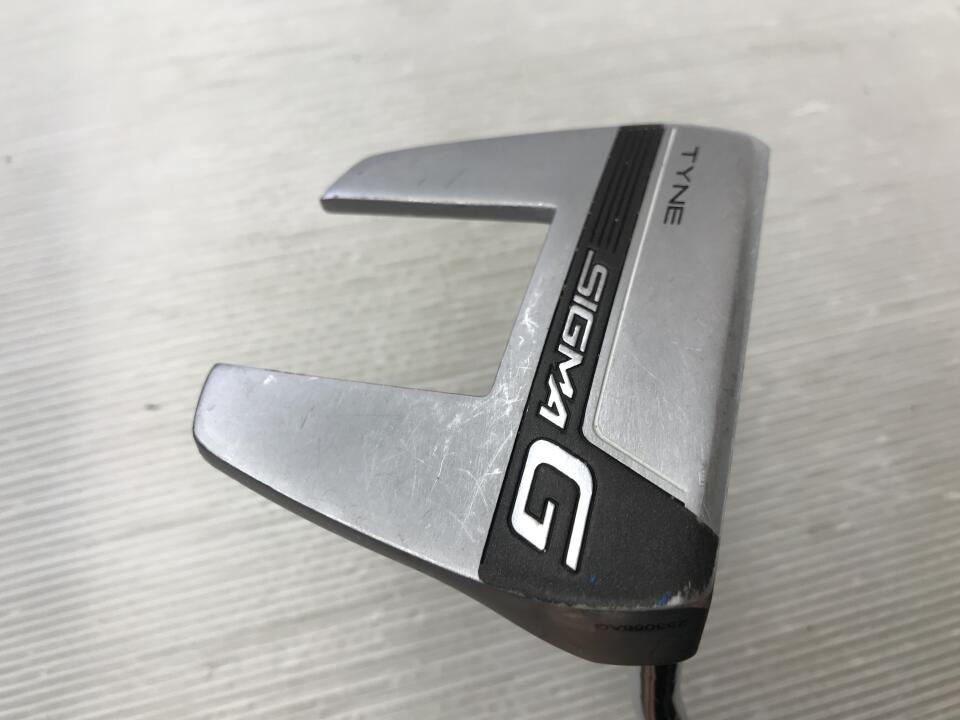 【中古】ピン SIGMA G TYNE Platinum パター 33.5インチ オリジナルスチール Dランク 右利き用 PING ゴルフクラブ ゴルフドゥ ゴルフ用品 GOLF DO 中古ゴルフクラブ