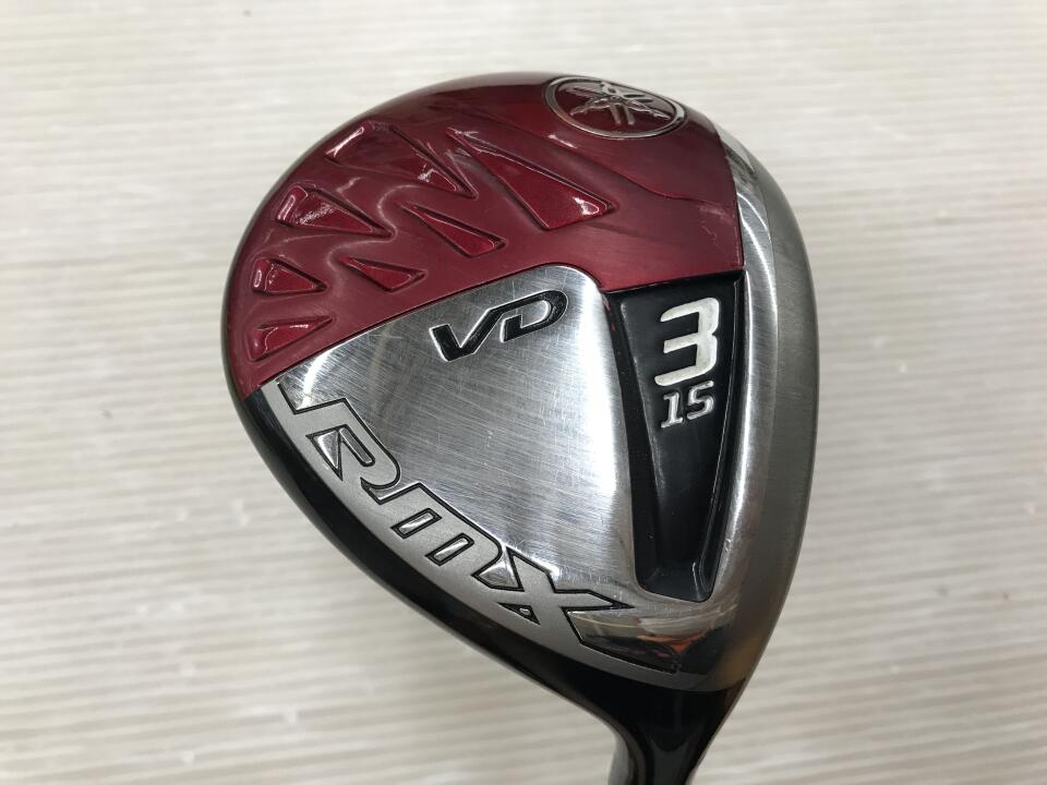 【中古】ヤマハ RMX VD フェアウェイウッド 3W 15° Sフレックス 43.25インチ ヘッドカバーあり SPEEDER 661 TR リシャフト品 Cランク 右利き用 YAMAHA ゴルフクラブ リミックス ゴルフドゥ ゴルフ用品 G