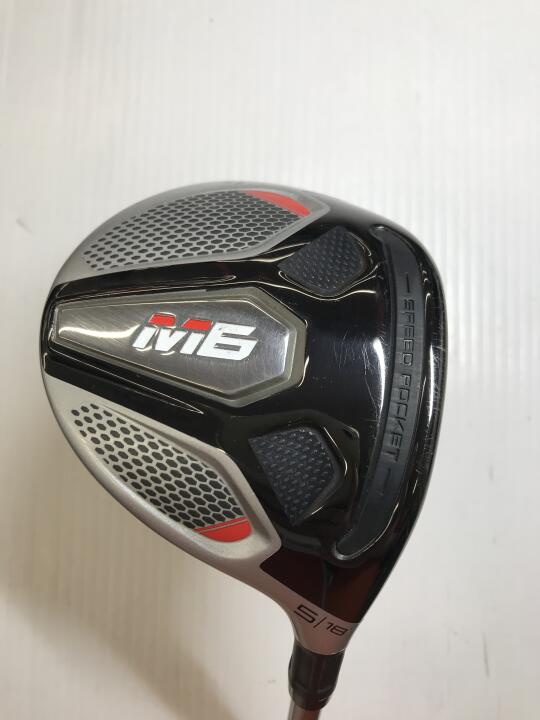【中古】テーラーメイド M6 フェアウェイウッド 5W 18° Sフレックス 42.25インチ ヘッドカバーあり FUBUKI TM5 2019 Cランク 右利き用 Taylormade ゴルフクラブ ゴルフドゥ ゴルフ用品 GOLF DO 中古ゴルフ