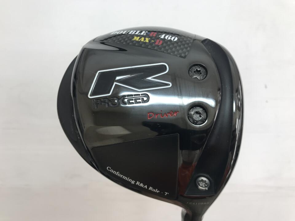 【中古】ジャスティック PROCEED DOUBLE-R 460 MAX-D ドライバー Sフレックス 46.25インチ ヘッドカバーあり ツアーAD UB-6 リシャフト品 Dランク 右利き用 JUSTICK ゴルフクラブ ゴルフドゥ ゴルフ用品 GO