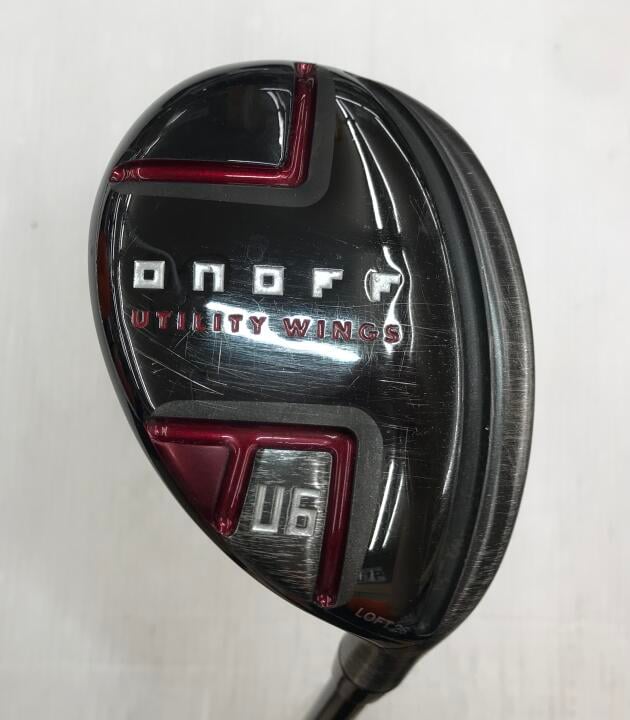 【中古】グローブライド ONOFF UTILITY WINGS AKA 2022 ユーティリティ 26° Rフレックス 39.25インチ ヘッドカバーあり SMOOTH KICK MP-522U Dランク 右利き用 GLOBERIDE ゴルフクラブ オノフ ユーティリティー