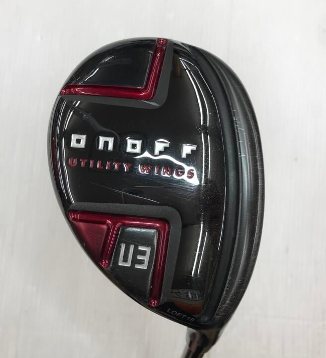 【中古】グローブライド ONOFF UTILITY WINGS AKA 2022 ユーティリティ 18° Rフレックス 41.0インチ ヘッドカバーあり SMOOTH KICK MP-522U Dランク 右利き用 GLOBERIDE ゴルフクラブ オノフ ユーティリティー