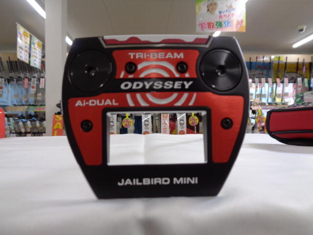 【中古】オデッセイ Ai-DUAL TRI-BEAM JAILBIRD MINI パター 34.0インチ ヘッドカバーあり オリジナルスチール Bランク 右利き用 ODYSSEY ゴルフクラブ ゴルフドゥ ゴルフ用品 GOLF DO 中古ゴルフクラブ