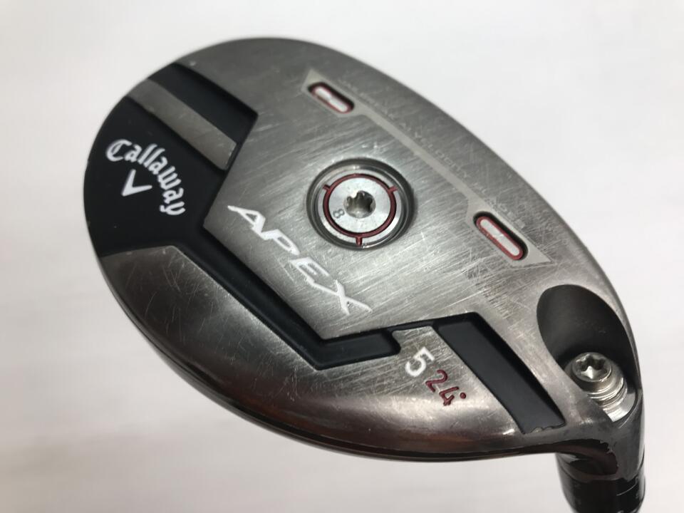 【中古】キャロウェイ APEX 2021 ユーティリティ 24° 38.75インチ ヘッドカバーあり PROJECT X　U リシャフト品 Dランク 右利き用 Callaway ゴルフクラブ エイペックス2021 ゴルフドゥ ゴルフ用品 GOLF DO