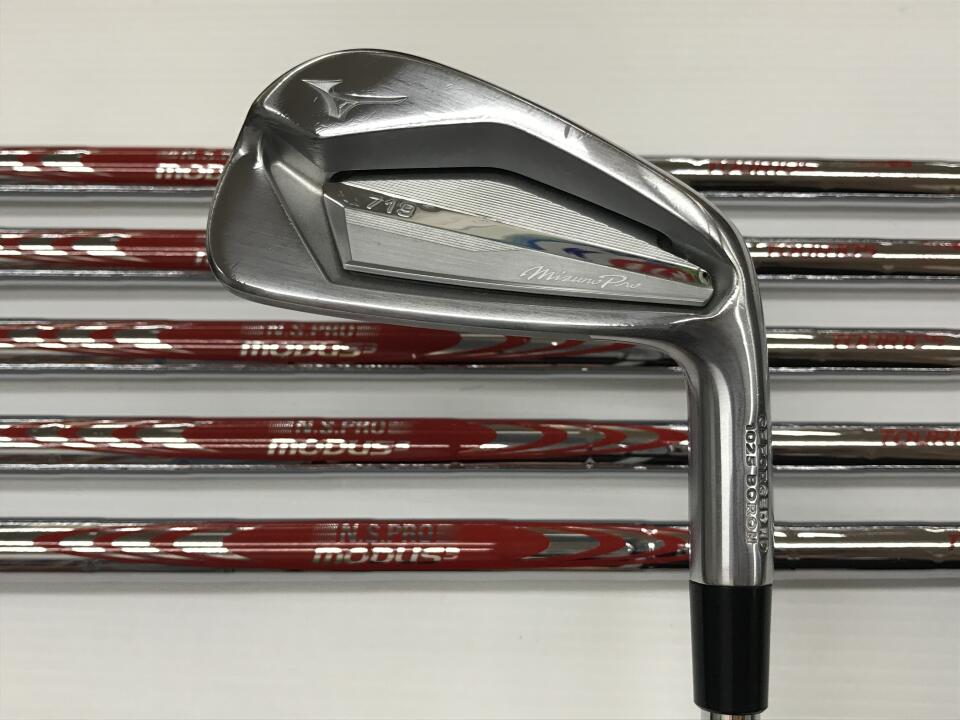 【中古】ミズノ Mizuno Pro 719 アイアンセット Sフレックス 38.0インチ NSプロ MODUS 3 TOUR 105 Dランク 右利き用 MIZUNO ゴルフクラブ ミズノプロ ゴルフドゥ ゴルフ用品 GOLF DO 中古ゴルフクラブ