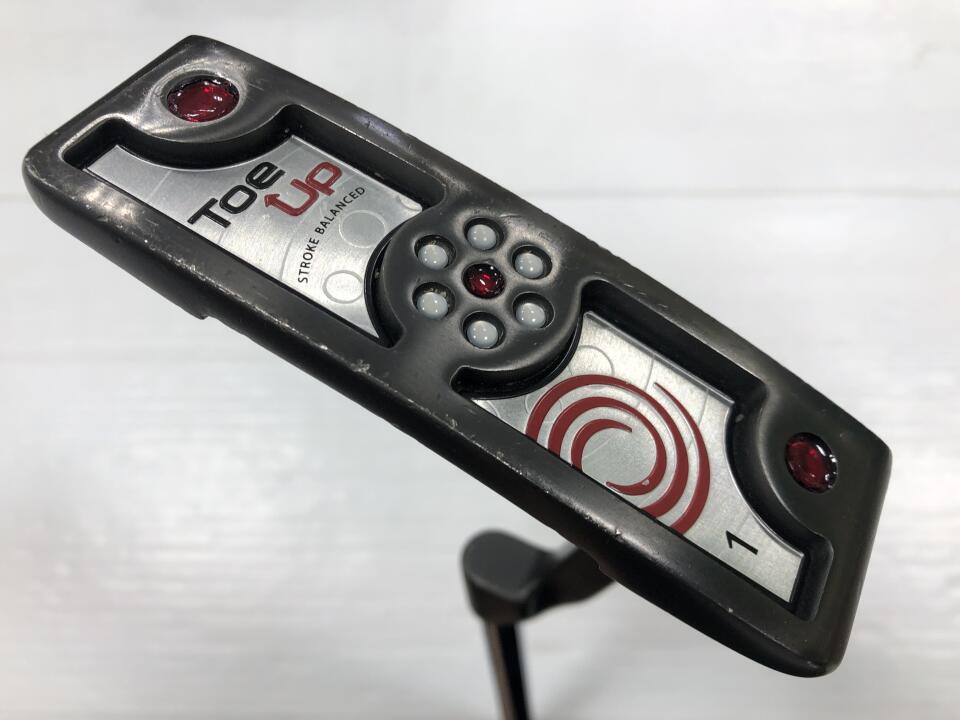 【中古】オデッセイ Toe Up #1 パター 34.0インチ ヘッドカバーあり オリジナルスチール Cランク 右利き用 ODYSSEY ゴルフクラブ ゴルフドゥ ゴルフ用品 GOLF DO 中古ゴルフクラブ