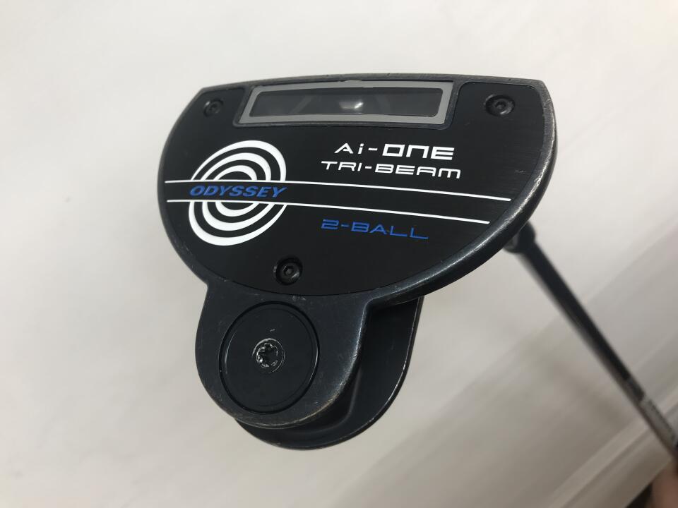 【中古】オデッセイ Ai-ONE TRI-BEAM 2-BALL パター 34.0インチ オリジナルスチール Dランク 右利き用 ODYSSEY ゴルフクラブ ゴルフドゥ ゴルフ用品 GOLF DO 中古ゴルフクラブ｜ゴルフ ドゥ 中古クラブ店