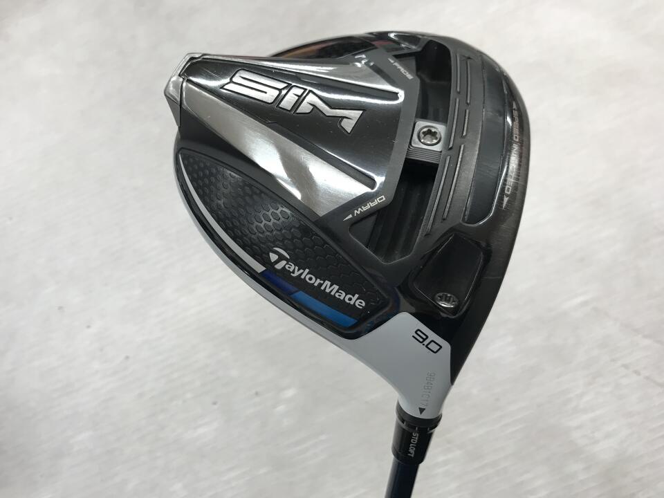 【中古】テーラーメイド SIM ドライバー 9.0° Sフレックス 45.75インチ ヘッドカバーあり TENSEI SILVER TM50 Dランク 右利き用 Taylormade ゴルフクラブ シム ゴルフドゥ ゴルフ用品 GOLF DO 中古ゴルフク