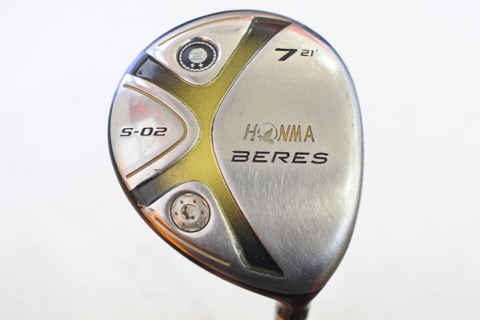 【中古】ホンマゴルフ ベレス S-02 フェアウェイウッド 7W 21° Rフレックス 42.0インチ ARMRQ 6 49 2S Dランク 右利き用 ゴルフクラブ ゴルフドゥ ゴルフ用品 GOLF DO 中古ゴルフクラブ