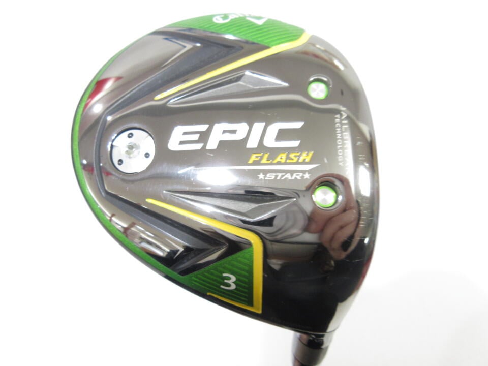 【中古】キャロウェイ EPIC FLASH STAR フェアウェイウッド 3W 15° Sフレックス 43.25インチ ヘッドカバーあり Speeder EVOLUTION ５ FW 50 Cランク 右利き用 Callaway ゴルフクラブ エピックフラッシュスタ