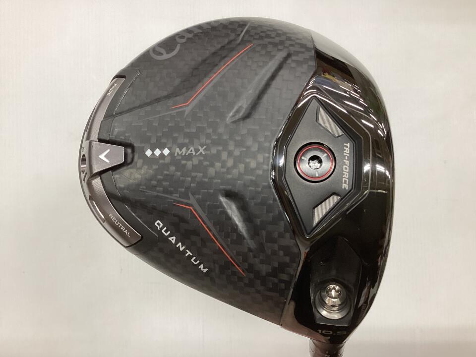 【中古】キャロウェイ QUANTUM ◆◆◆ MAX ドライバー 10.5° Sフレックス 45.5インチ ヘッドカバーあり TENSEI　55for　Callaway リシャフト品 Bランク 右利き用 Callaway ゴルフクラブ クオンタムトリプ