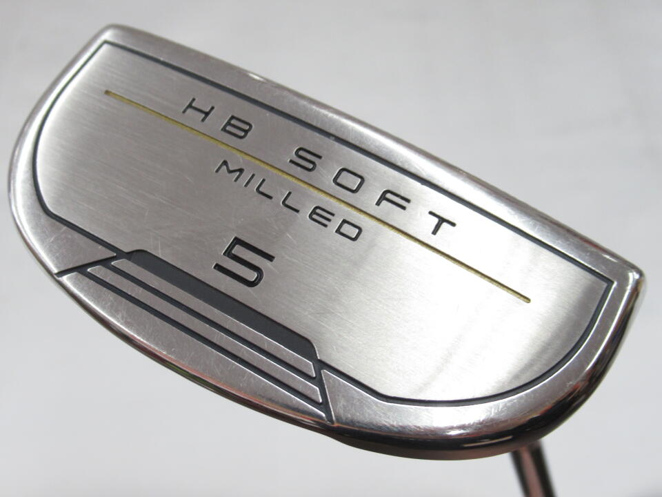 【中古】クリーブランド HB SOFT MILLED #5 パター 34.0インチ ヘッドカバーあり オリジナルスチール Cランク 右利き用 Cleveland ゴルフクラブ ゴルフドゥ ゴルフ用品 GOLF DO 中古ゴルフクラブ