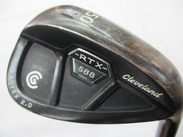 【中古】クリーブランド 588 RTX 2.0 CB ブラックサテン ウェッジ 50° Sフレックス 35.625インチ NSプロ950GH Cランク 右利き用 Cleveland ゴルフクラブ ゴルフドゥ ゴルフ用品 GOLF DO 中古ゴルフクラブ