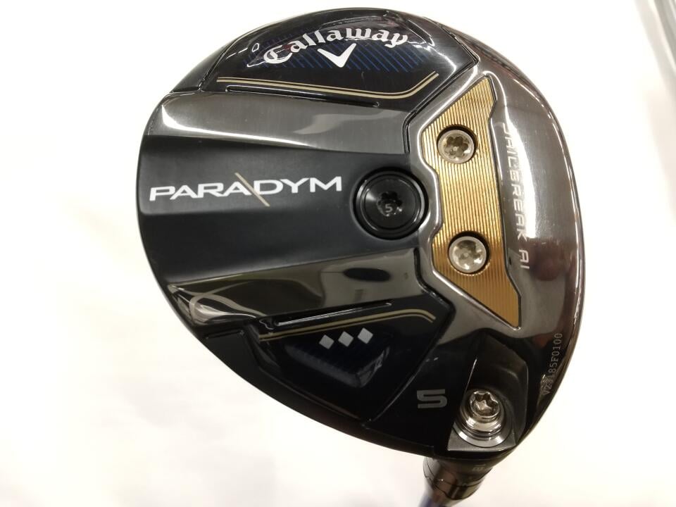 【中古】キャロウェイ PARADYM ◆◆◆ フェアウェイウッド 5W 18° Sフレックス 42.5インチ ヘッドカバーあり Tour AD BB-5 リシャフト品 Cランク 右利き用 Callaway ゴルフクラブ パラダイム トリプル