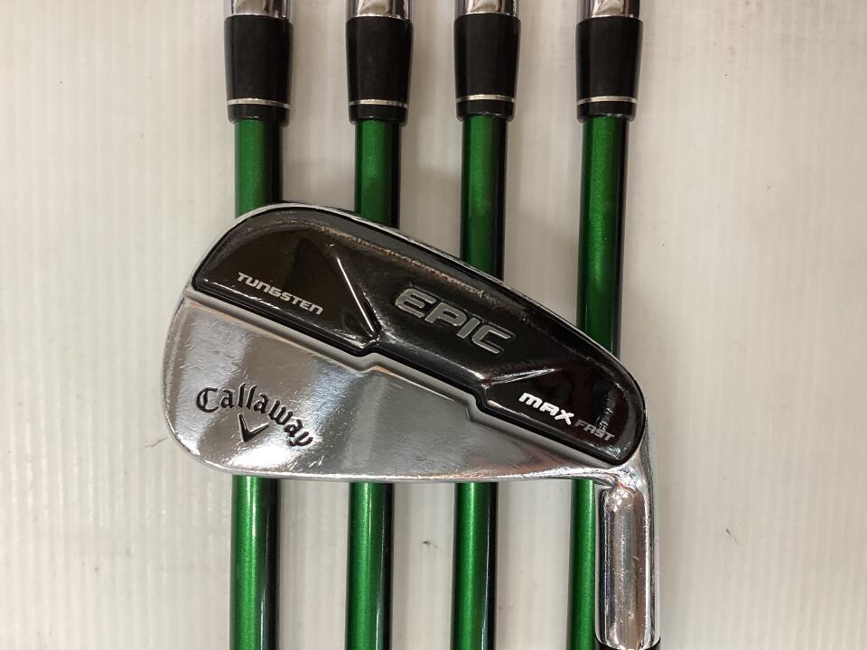 【中古】キャロウェイ EPIC MAX FAST アイアンセット 26° Rフレックス 37.5インチ Speeder EVOLUTION for Callaway Dランク 右利き用 Callaway ゴルフクラブ エピックマックスファスト ゴルフドゥ ゴルフ用品|ゴルフ ドゥ 中古クラブ店