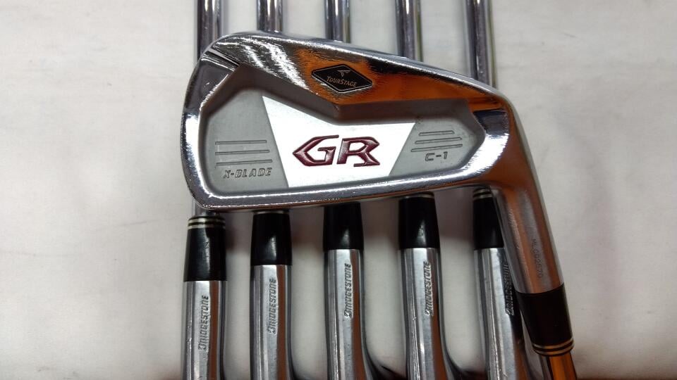 【中古】ブリヂストン ツアーステージ X-BLADE GR C-1 アイアンセット Sフレックス 37.75インチ NSプロ950GHウエイトフロー Cランク 右利き用 BRIDGESTONE ゴルフクラブ ゴルフドゥ ゴルフ用品 GOLF DO 中