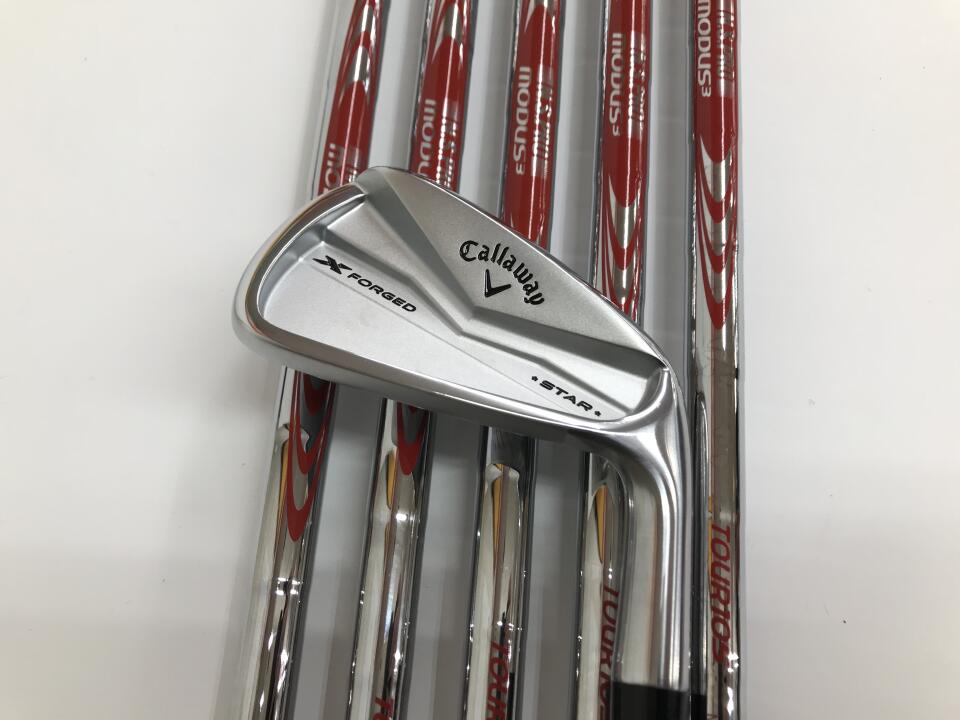 【中古】キャロウェイ X FORGED STAR 2024 アイアンセット Sフレックス 38.0インチ NSプロ MODUS 3 TOUR 105 Bランク 右利き用 Callaway ゴルフクラブ エックスフォージドスター2024 ゴルフドゥ ゴルフ用品 G｜ゴルフ ドゥ 中古クラブ店