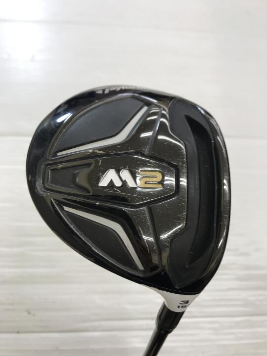 【中古】テーラーメイド M2 フェアウェイウッド 3W 15° SRフレックス 43.25インチ ヘッドカバーあり TM1-216 Dランク 右利き用 Taylormade ゴルフクラブ ゴルフドゥ ゴルフ用品 GOLF DO 中古ゴルフクラ