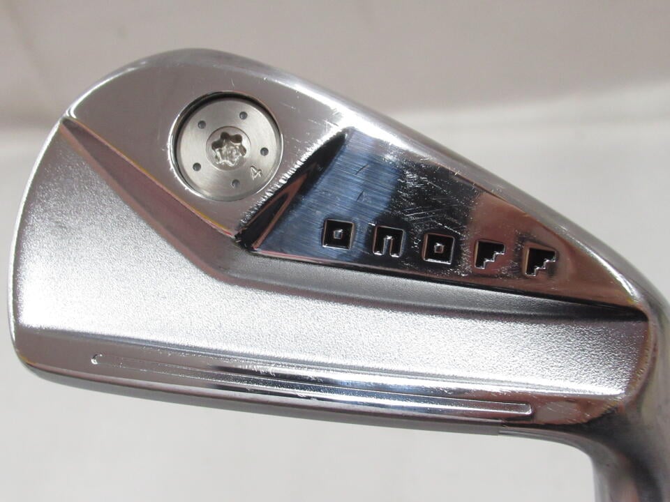 【中古】グローブライド ONOFF FORGED KURO 2024 アイアンセット Sフレックス 37.5インチ SHINARI:80 リシャフト品 Cランク 右利き用 GLOBERIDE ゴルフクラブ オノフフォージド ゴルフドゥ ゴルフ用品 GOLF