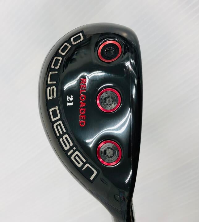 【中古】ハラケン DOCUS RELOADED ユーティリティ 21° Rフレックス 40.0インチ ヘッドカバーあり ｵﾘｼﾞﾅﾙｶｰﾎﾞﾝｼｬﾌﾄ リシャフト品 Dランク 右利き用 Haraken ゴルフクラブ ゴルフドゥ