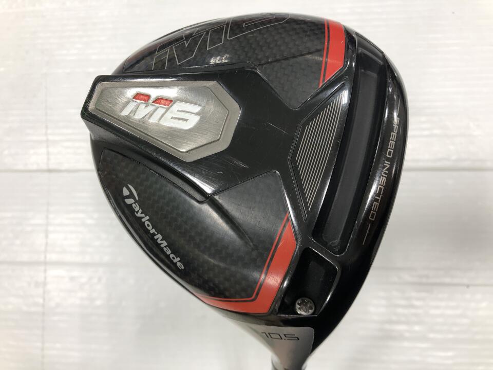 【中古】テーラーメイド M6 ドライバー 10.5° Sフレックス 45.25インチ ヘッドカバーあり ツアーAD VR-6 Dランク 右利き用 Taylormade ゴルフクラブ ゴルフドゥ ゴルフ用品 GOLF DO 中古ゴルフクラブ