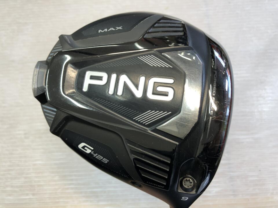 【中古】ピン G425 MAX ドライバー 9&deg; Sフレックス 45.75インチ ヘッドカバーあり ＡＬＴＡ Ｊ ＣＢＢＬＡＣＫ リシャフト品 Cランク 右利き用 PING ゴルフクラブ G425マックス ゴルフドゥ ゴルフ｜ゴルフ ドゥ 中古クラブ店 23,970円