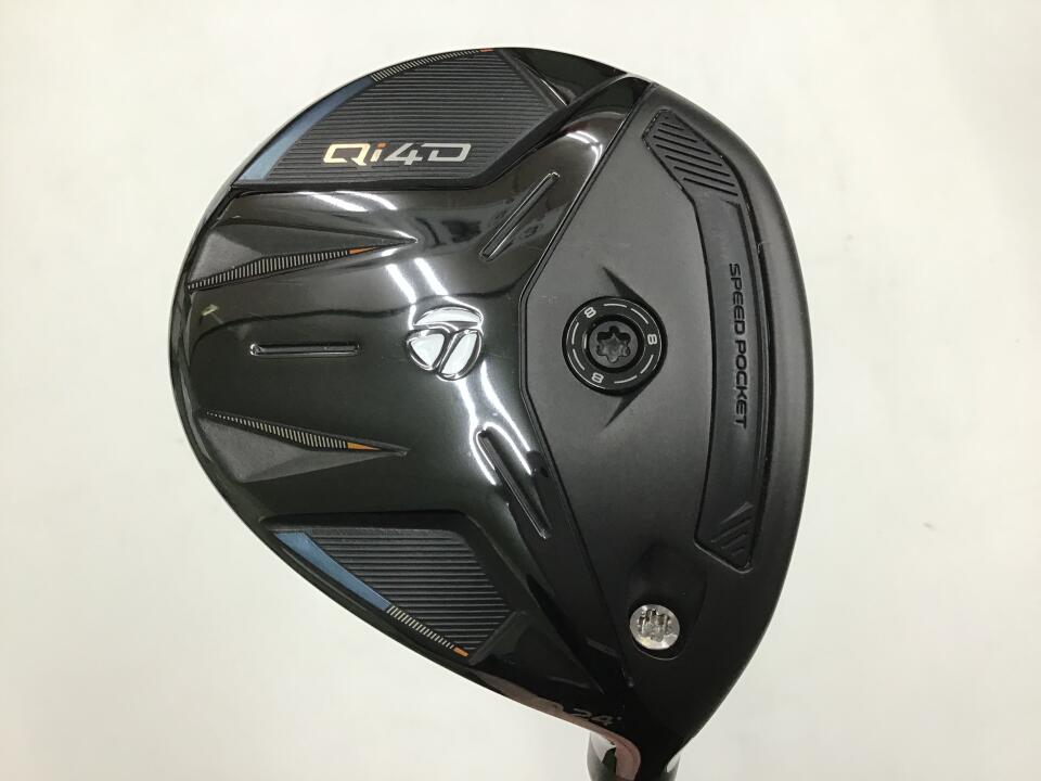 【中古】テーラーメイド Qi4D フェアウェイウッド 9W 24° Sフレックス 41.0インチ ヘッドカバーあり REAX 55 (Qi4D) Aランク 右利き用 Taylormade ゴルフクラブ ゴルフドゥ ゴルフ用品 GOLF DO 中古ゴルフ