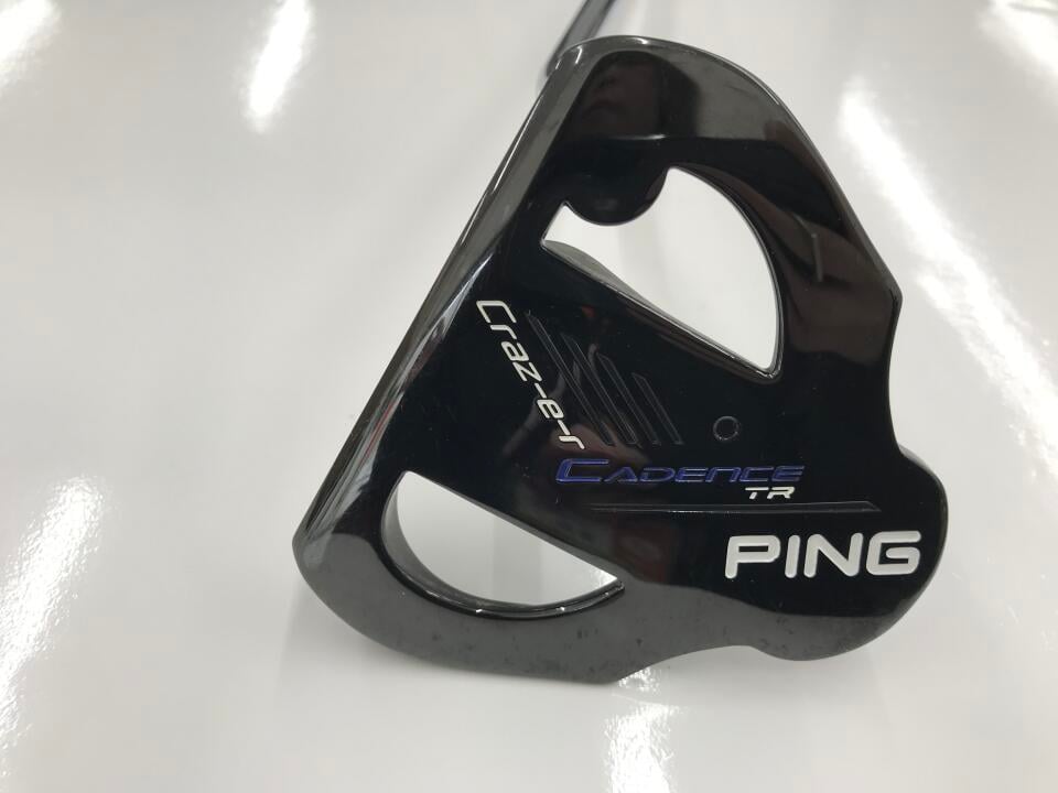 【中古】ピン CADENCE TR Craz-e-r (黒) パター 34.5インチ オリジナルスチール(長さ調整機能付) Cランク 右利き用 PING ゴルフクラブ ゴルフドゥ ゴルフ用品 GOLF DO 中古ゴルフクラブ
