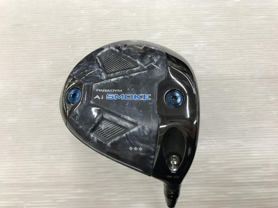 【中古】キャロウェイ PARADYM Ai SMOKE ◆◆◆ ドライバー 9° Sフレックス 45.5インチ ヘッドカバーあり TENSEI 60 for Callaway(Ai SMOKE) Cランク 右利き用 Callaway ゴルフクラブ パラダイムAiスモーク トリ
