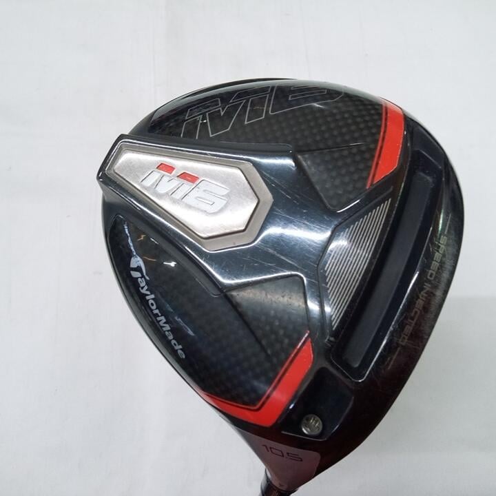 【中古】テーラーメイド M6 ドライバー 10.5° Sフレックス 44.75インチ Speeder　６６１エボ? リシャフト品 Dランク 右利き用 Taylormade ゴルフクラブ ゴルフドゥ ゴルフ用品 GOLF DO 中古ゴルフクラ