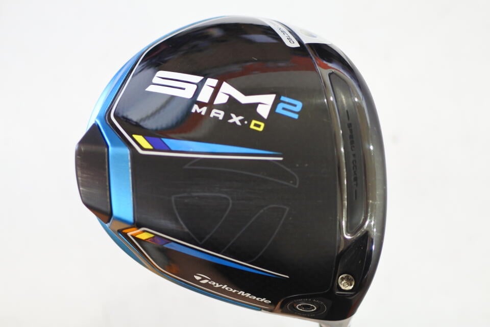 【中古】テーラーメイド SIM2 MAX-D ドライバー 10.5° Sフレックス 45.75インチ ヘッドカバーあり SPEEDER NXGREEN 50 リシャフト品 Cランク 右利き用 Taylormade ゴルフクラブ シム2マックスD ゴルフドゥ