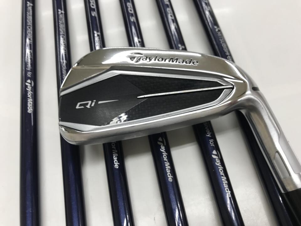 【中古】テーラーメイド Qi アイアンセット Sフレックス 38.75インチ Diamana BLUE TM60 Cランク 右利き用 Taylormade ゴルフクラブ ゴルフドゥ ゴルフ用品 GOLF DO 中古ゴルフクラブ