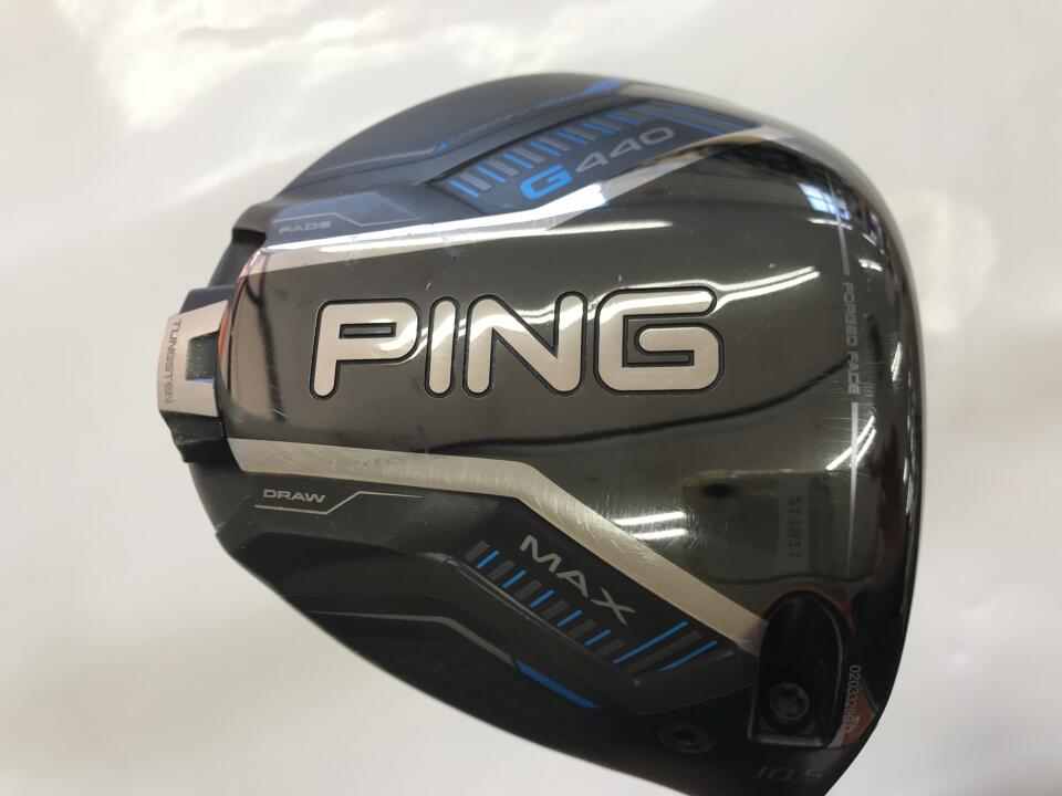 【中古】ピン G440 MAX ドライバー 10.5° Sフレックス 45.0インチ ヘッドカバーあり SPEEDER NX GREEN 50 リシャフト品 Cランク 右利き用 PING ゴルフクラブ G440マックス ゴルフドゥ ゴルフ用品 GOLF DO 中