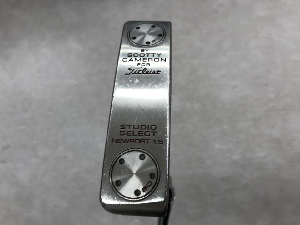【中古】タイトリスト SC SELECT ニューポート 1.5 パター 33.0インチ ヘッドカバーあり オリジナルスチール Dランク 右利き用 Titleist ゴルフクラブ ゴルフドゥ ゴルフ用品 GOLF DO 中古ゴルフクラ