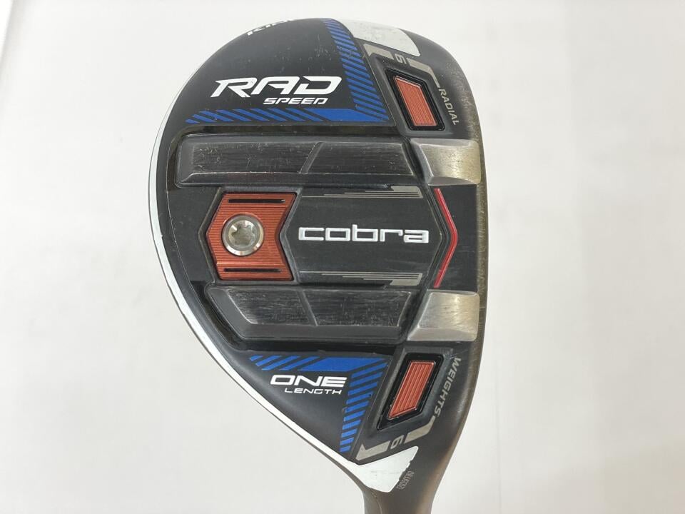 【中古】コブラ KING RADSPEED ONE LENGTH ユーティリティ 24° Sフレックス 37.5インチ Speeder EVOLUTION for RADSPEED Cランク 右利き用 COBRA ゴルフクラブ キングラッドスピード ワンレングス ゴルフドゥ ゴ