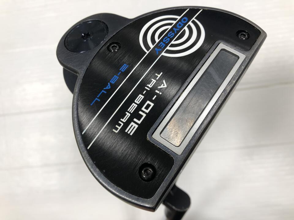 【中古】オデッセイ Ai-ONE TRI-BEAM 2-BALL パター 34.0インチ ヘッドカバーあり オリジナルスチール Dランク 右利き用 ODYSSEY ゴルフクラブ ゴルフドゥ ゴルフ用品 GOLF DO 中古ゴルフクラブ｜ゴルフ ドゥ 中古クラブ店 14,740円
