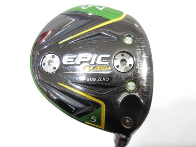 【中古】キャロウェイ EPIC FLASH SUB ZERO フェアウェイウッド 5W 18° Xフレックス 42.5インチ Speeder EVOLUTION ５ FW 60 Dランク 右利き用 Callaway ゴルフクラブ エピックフラッシュサブゼロ ゴルフドゥ