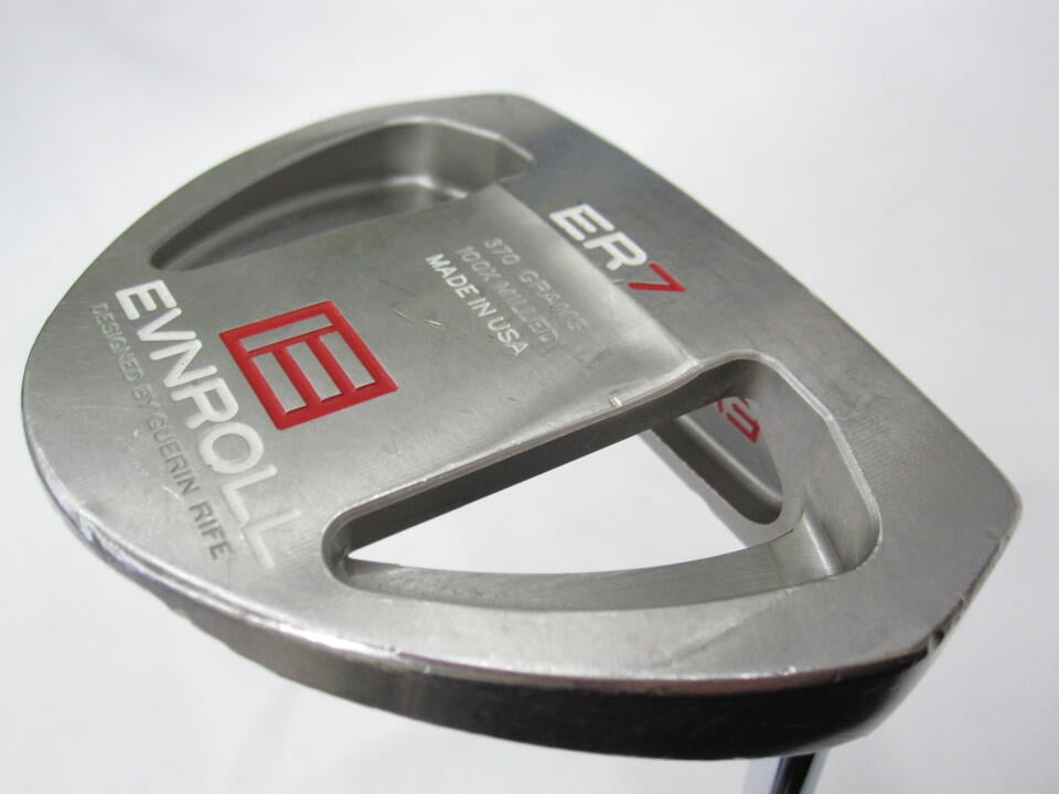 【中古】イーブンロールパター ER7 パター 34.0インチ ヘッドカバーあり オリジナルスチール Dランク 右利き用 EVNROLL PUTTERS ゴルフクラブ ゴルフドゥ ゴルフ用品 GOLF DO 中古ゴルフクラブ