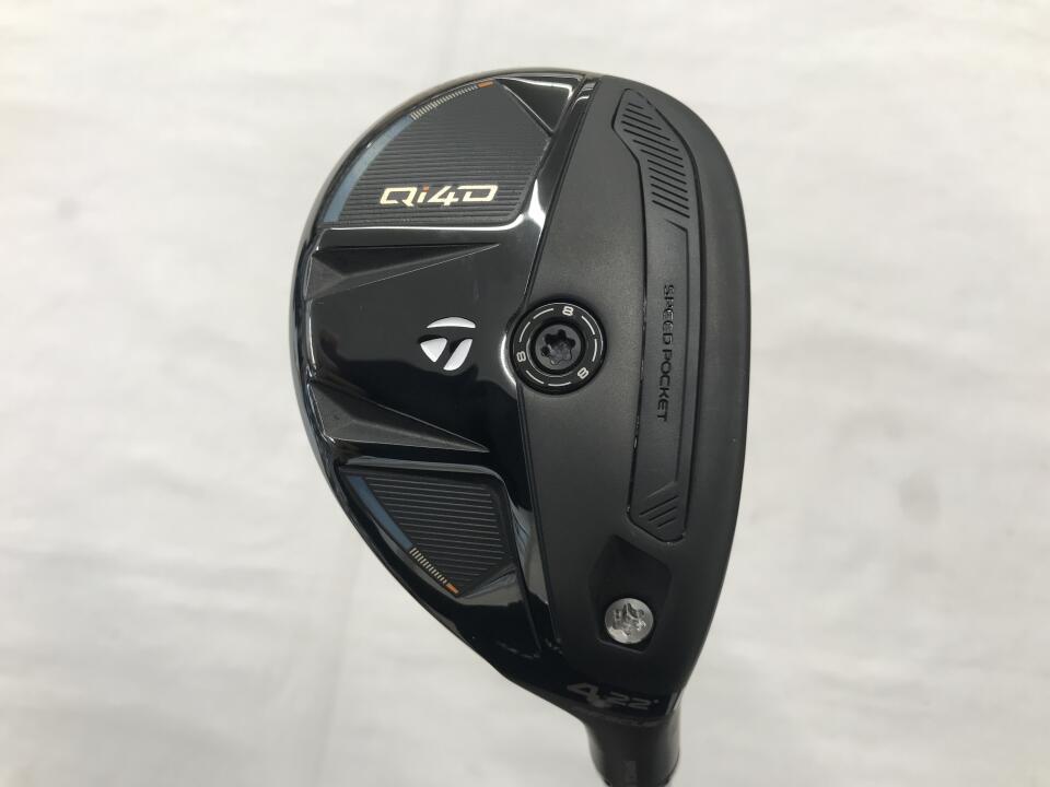 【中古】テーラーメイド Qi4D ユーティリティ 22&deg; Sフレックス 39.75インチ ヘッドカバーあり REAX 65 (Qi4D) Bランク 右利き用 Taylormade ゴルフクラブ キューアイフォーディー ゴルフドゥ ゴルフ用｜ゴルフ ドゥ 中古クラブ店 31,694円