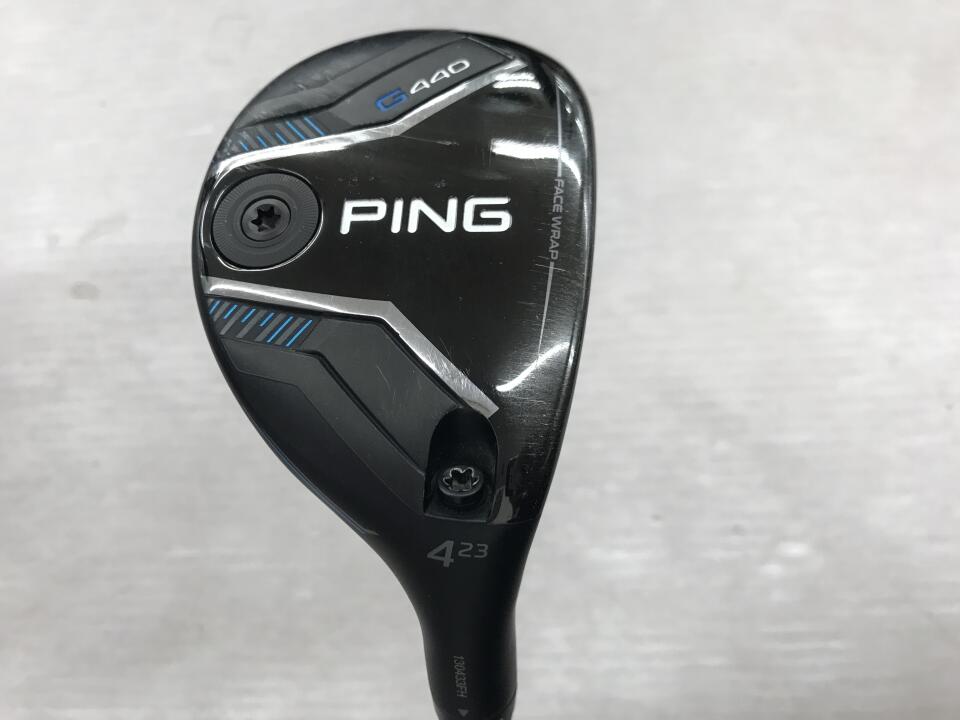 【中古】ピン G440 ユーティリティ 23° 39.5インチ ヘッドカバーあり プロジェクトX U110 リシャフト品 Cランク 右利き用 PING ゴルフクラブ ゴルフドゥ ゴルフ用品 GOLF DO 中古ゴルフクラブ|ゴルフ ドゥ 中古クラブ店