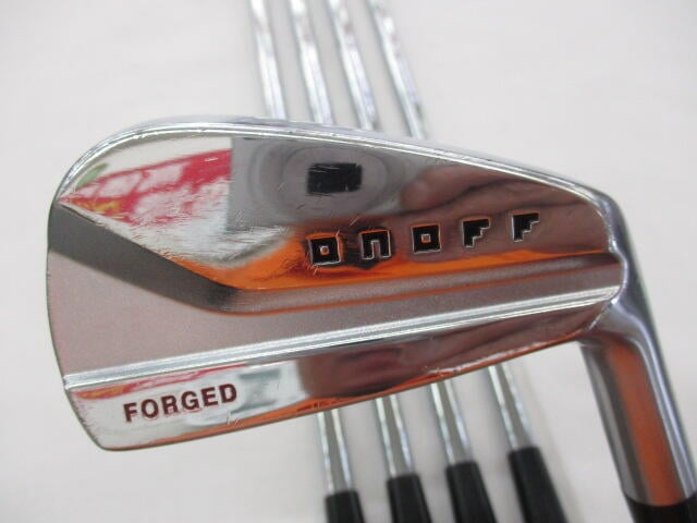 【中古】グローブライド ONOFF FORGED KURO 2019 アイアンセット Sフレックス 37.25インチ MODUS 3 TOUR120 リシャフト品 Cランク 右利き用 GLOBERIDE ゴルフクラブ オノフフォージド ゴルフドゥ ゴルフ用品