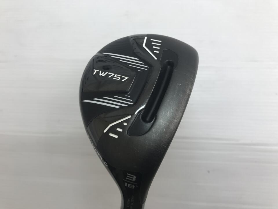 【中古】ホンマゴルフ TOUR WORLD TW757 ユーティリティ 18&deg; Xフレックス 40.5インチ ヘッドカバーあり TENSEI PRO CKOrange 80HY リシャフト品 Dランク 右利き用 ゴルフクラブ ツアーワールド ゴルフドゥ｜ゴルフ ドゥ 中古クラブ店
