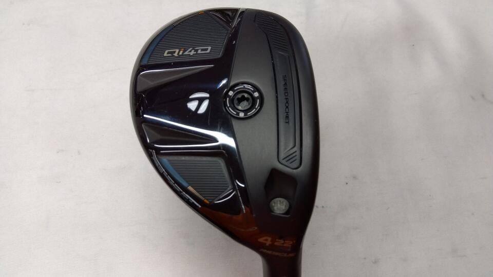 【中古】テーラーメイド Qi4D ユーティリティ 22° Sフレックス 39.75インチ ヘッドカバーあり REAX 85 (Qi4D) Cランク 右利き用 Taylormade ゴルフクラブ キューアイフォーディー ゴルフドゥ ゴルフ用|ゴルフ ドゥ 中古クラブ店