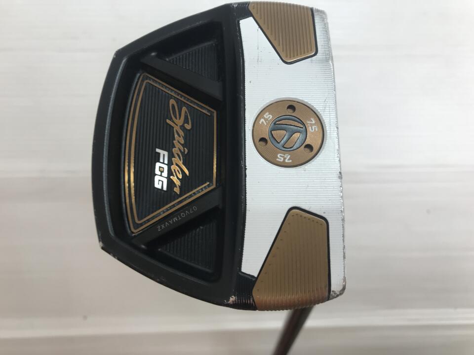 【中古】テーラーメイド Spider FCG BLACK/WHITE SMALL SLANT パター 34.0インチ オリジナルスチール Dランク 右利き用 Taylormade ゴルフクラブ スパイダーFCG ブラックホワイト スモールスラント ゴルフ|ゴルフ ドゥ 中古クラブ店
