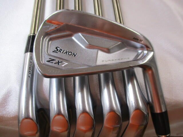【中古】ダンロップ SRIXON ZX7 Mk2 アイアンセット 25&deg; Sフレックス 38.25インチ ATTAS IRON 10 リシャフト品 Cランク 右利き用 DUNLOP ゴルフクラブ スリクソンZX7 MK2 ゴルフドゥ ゴルフ用品 GOLF DO 中古｜ゴルフ ドゥ 中古クラブ店