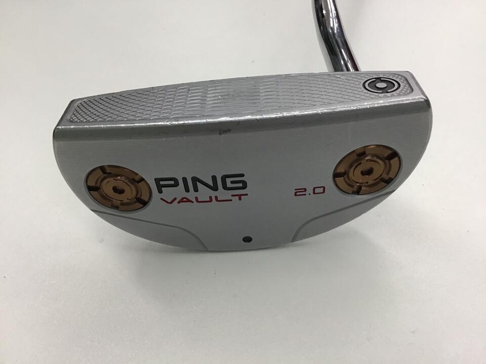 【中古】ピン VAULT 2.0 PIPER Platinum パター 33.0インチ ヘッドカバーあり オリジナルスチール(PP61ｸﾞﾘｯﾌﾟ) Dランク 右利き用 PING ゴルフクラブ ゴルフドゥ ゴルフ用品 GOLF DO 中古ゴルフクラ｜ゴルフ ドゥ 中古クラブ店