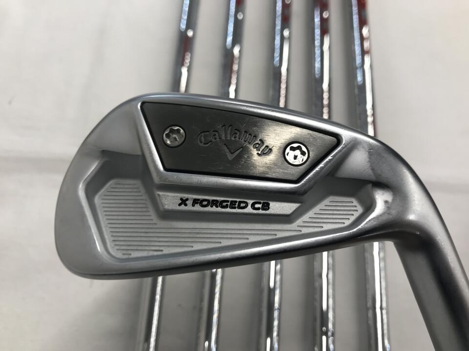【中古】キャロウェイ X FORGED CB 2021 アイアンセット Rフレックス 38.25インチ NSプロ　MODUS3 TOUR105 リシャフト品 Cランク 右利き用 Callaway ゴルフクラブ エックスフォージドCB2021 ゴルフドゥ ゴル｜ゴルフ ドゥ 中古クラブ店
