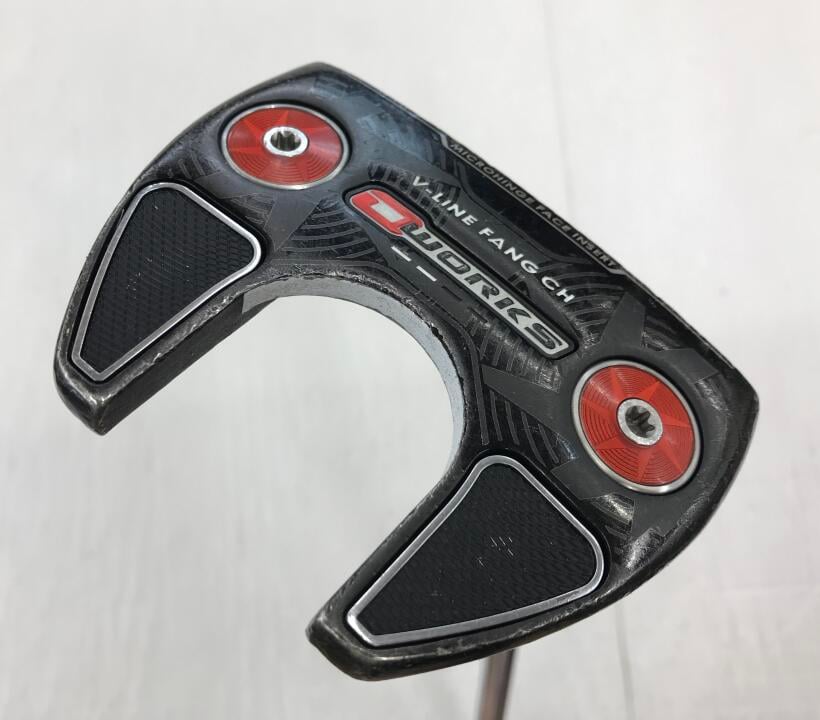 【中古】オデッセイ O-WORKS V-LINE FANG CH パター 32.75インチ ヘッドカバーあり オリジナルスチール(SS2.0グリップ) Dランク 右利き用 ODYSSEY ゴルフクラブ ゴルフドゥ ゴルフ用品 GOLF DO 中古ゴ|ゴルフ ドゥ 中古クラブ店